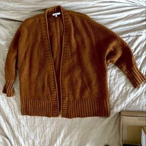 Camel brown Madewell Cardigan